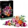 LEGO Botanicals Bouquet di Fiori Rosa, Piante Finte Artificiali per Decorazioni Casa con Margherite, Fiordalisi e Sambuco 10342