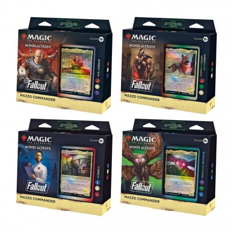 Magic: The Gathering Commander Mondi Altrove - Fallout Set 4 Mazzi