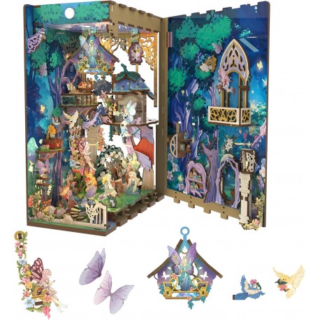 Tonecheer x BRITISH LIBRARY Kit fai-da-te, Sogno di una Notte di Mezza Estate, Puzzle in Legno 3D di Shakespeare
