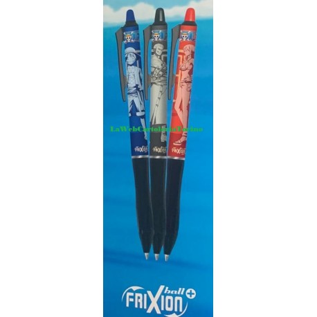 One Piece Penna cancellabile Frixion Clicker - set 3 pezzi Uscita Maggio 2025