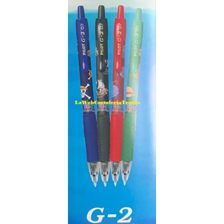 Pilot Pen G2 Edizione Limitata One Piece 4 penne 4 colori