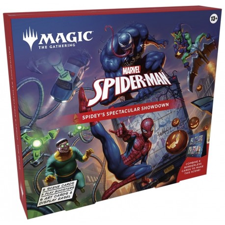 Magic: The Gathering | Marvel’s Spider-Man - Confezione scena (Versione Inglese) Set da 4 pz