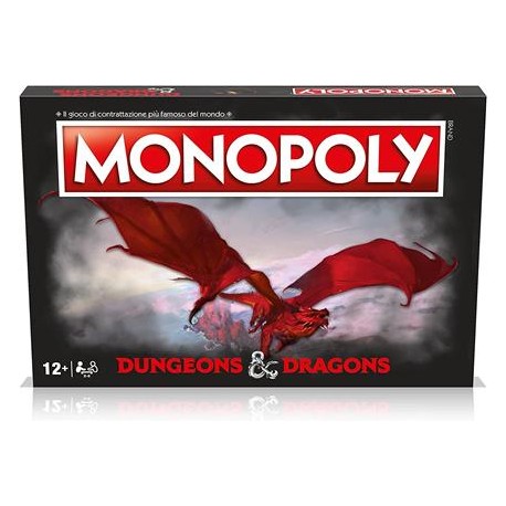Monopoly Dungeons & Dragons. Gioco da tavolo Winning Moves Italiano