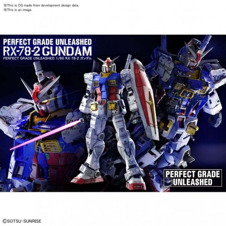 Bandai Spirit Pg Gundam rx-78-2 unleashed 1/60 Pre Ordine Arrivo Giugno 2025