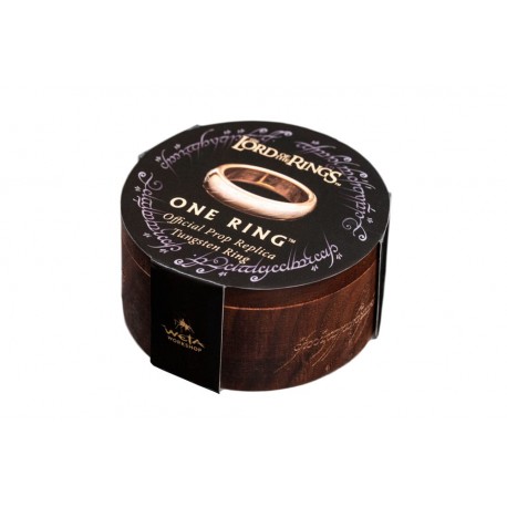 Lord of the Rings Tungsten Ring The One Ring (gold plated) Size 9 Anelli Il Signore degli Anell