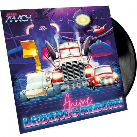 Tele 80 Disco in Vinile Jessy Mach Anime legends reborn 33rpm vinyl 500 pezzi al mondo