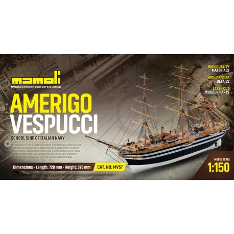 Mamoli MV57 Amerigo Vespucci 1:150 modellismo