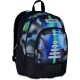 Seven Zaino Scuola Dual Write Down, Blu, Doppio Scomparto Da 31 Litri  Con Schermo Led Personalizzabile