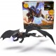 DreamWorks Dragons, How to Train Your Dragon, Sdentato Sputafuoco, Action Figure con Luci, Suoni e Ali da 38