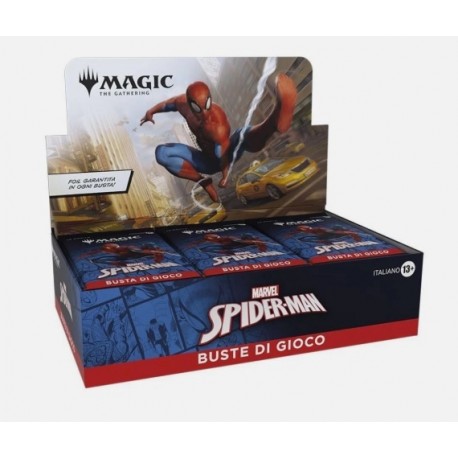 Magic x SPIDER-MAN Play Booster Box 30 Buste mtg Magic Italiano Spiderman