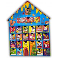 Tinta Unita Calendario dell'Avvento Zoo 2025, 24 Giorni di Sorprese, con Accessori da Scrivania Limited Edition