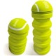 Astuccio pallina da tennis allungabile in silicone scuola Jannik Sinner Tennis Chiusura zip - giallo fluo