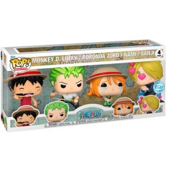 FUNKO POP One Piece - Straw Hat Crew 4 Pack (Exclusive)