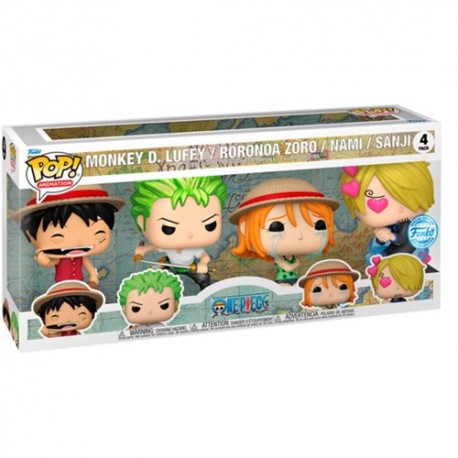FUNKO POP One Piece - Straw Hat Crew 4 Pack (Exclusive)