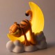 Lampada Garfield Gadget Room Lamp Decorativa Statua Con luce LED USB o Batterie