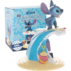 Grupo Erik Calendario Perpetuo Stitch 3D - Calendario da Tavolo Perpetuo per Bambini
