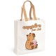 SHOPPER COTONE CM.34X40 BE-CAPPY! LEBEZ capybara