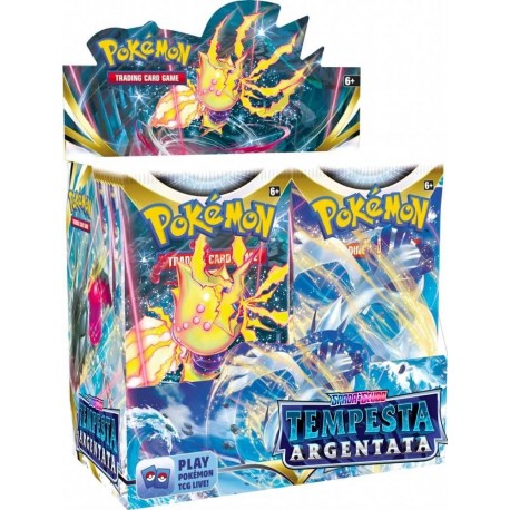 Pokemon Spada e Scudo Tempesta Argentata display 36 buste (IT)