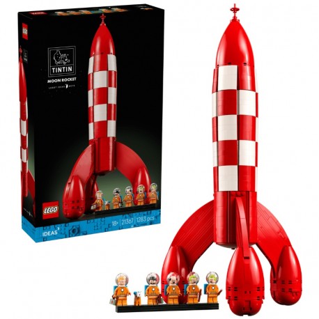 Lego Ideas 21367 Razzo lunare di Tintin