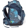 Zaino scuola elementare Ergobag Prime ergonomico Orso Galassie, blu e argento