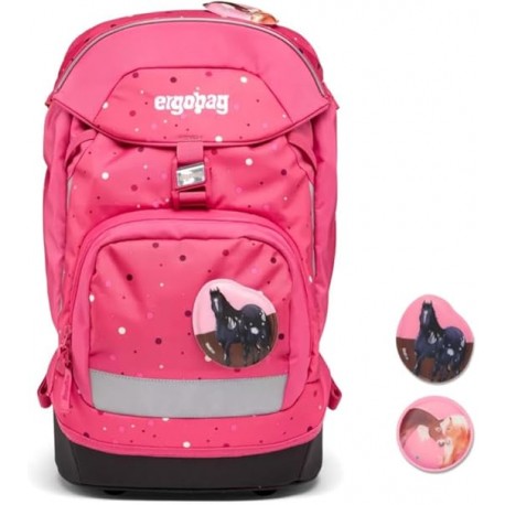 ergobag prime zaino scolastico elementare per bambini, idrorepellente, ergonomico, 20 litri, 1100g