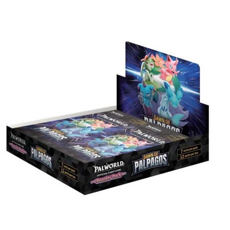 Booster Box Palworld BP01 Dawn of Palpagos (12 buste) ENG preordine uscita 30/07/2026
